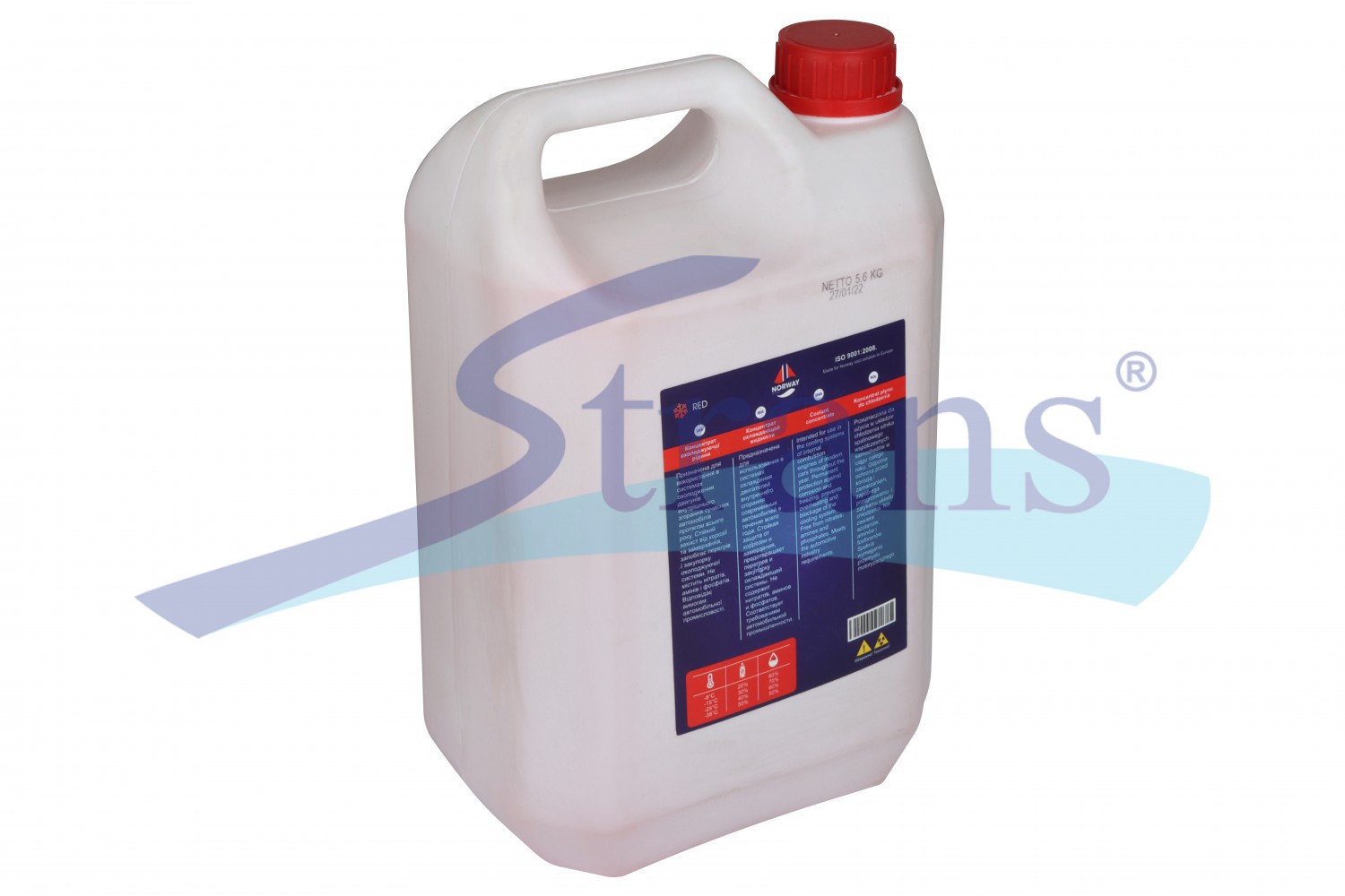 Концентрат Антифризу Norway G12 -80°C 5Л. (Червоний) Norwayg125L